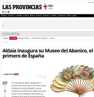 Aldaia inaugura su Museo del Abanico, el primero de España.